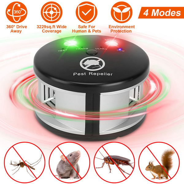 360 Ultrasonic Pest Repellent: Safe, Chemical-Free Control