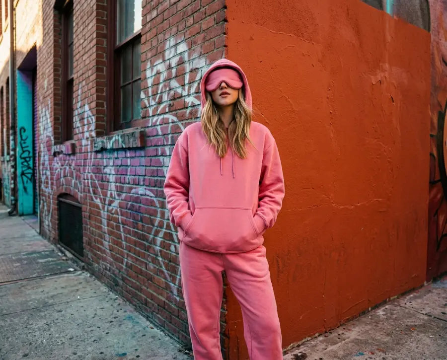 Hoodie with Eye Mask: Warm, Stylish & Travel-Ready