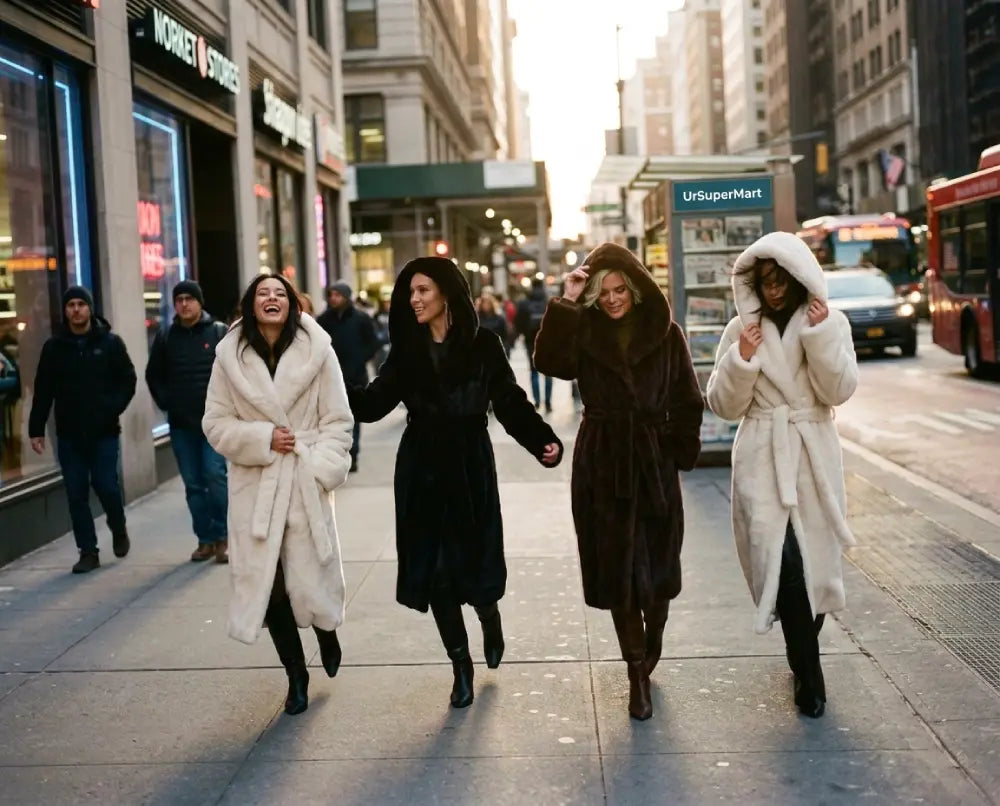 Faux Fur Coat: Cozy Warmth and City Style