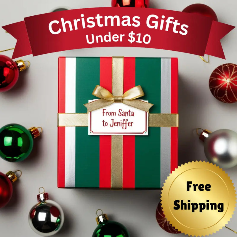 Christmas gift ideas under 10 dollars including free shipping