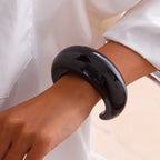 Multi Color Resin Bangles - Stackable & Stylish Set