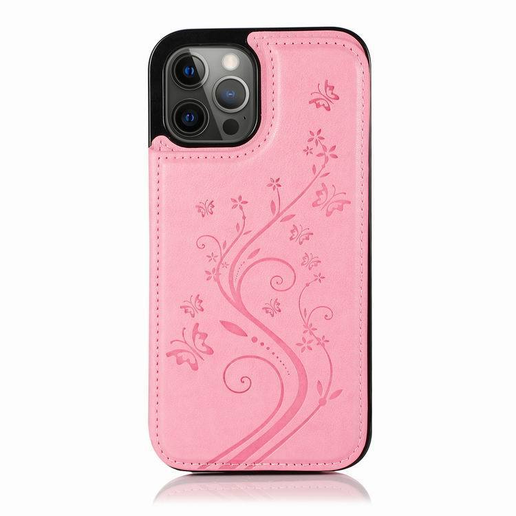 iPhone Cases: Elegant Leather Wallet Case with Card Holder