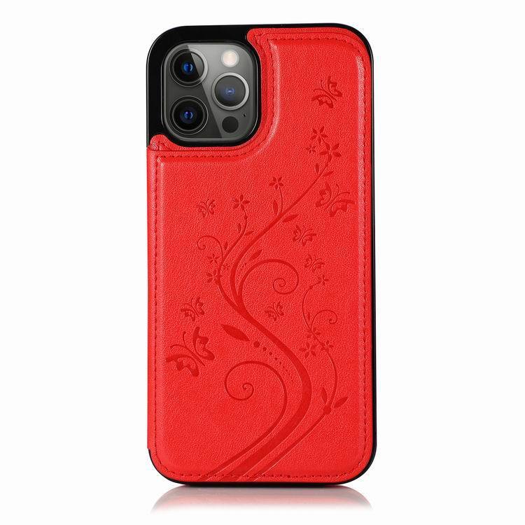 iPhone Cases: Elegant Leather Wallet Case with Card Holder