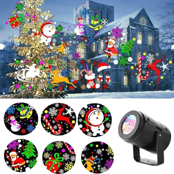 Holiday Projectors: Easy Indoor Outdoor Light Show