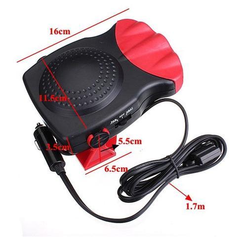 Car windshield defogger and heater for clear views and comfort.
