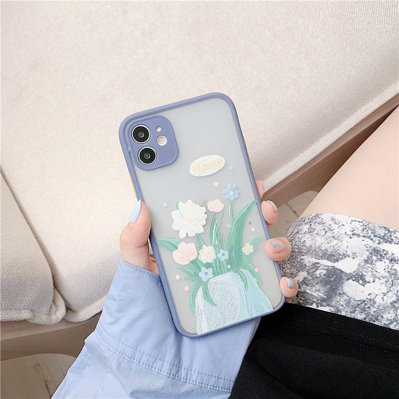 iPhone Case with 3D Floral Embossed Design