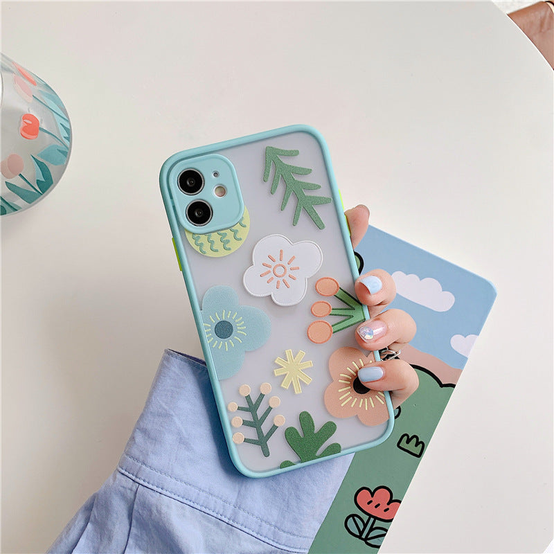 iPhone Case with 3D Floral Embossed Design