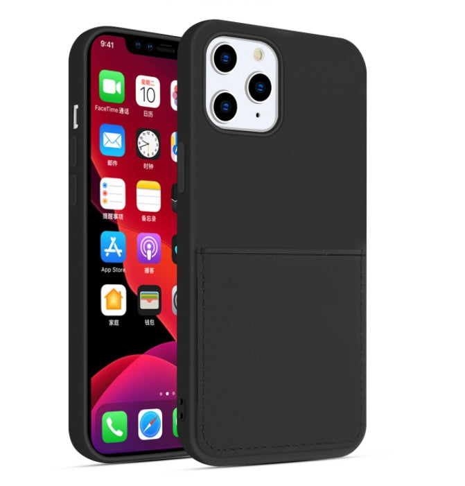 iPhone Cases: Slim Silicone Wallet Case with Card Holder