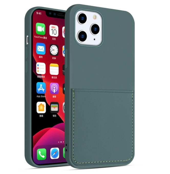 iPhone Cases: Slim Silicone Wallet Case with Card Holder