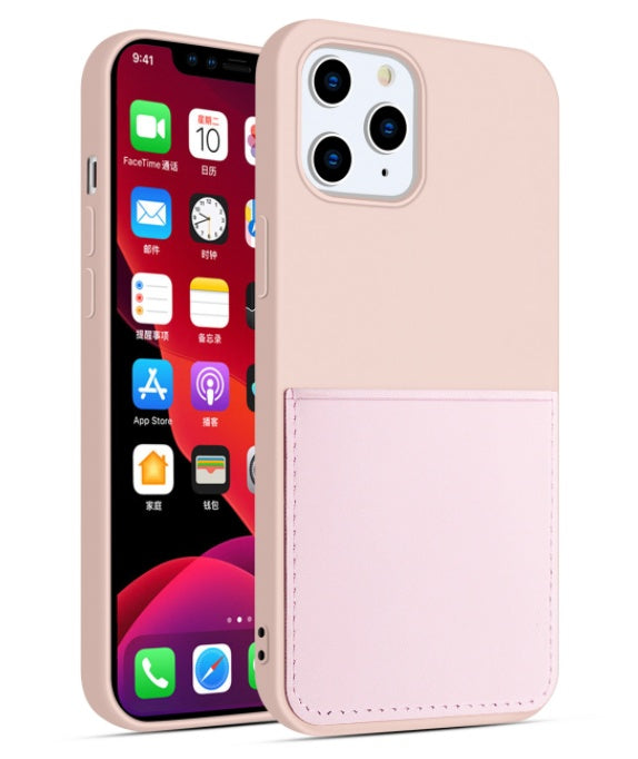 iPhone Cases: Slim Silicone Wallet Case with Card Holder