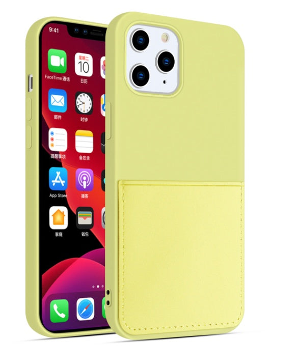 iPhone Cases: Slim Silicone Wallet Case with Card Holder