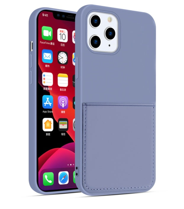 iPhone Cases: Slim Silicone Wallet Case with Card Holder