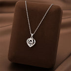 Dancing Love Heart Pendant Necklace for Holiday Gifts - UrSuperMart