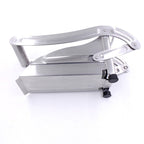 Stainless steel french fry cutter for quick homemade fries.