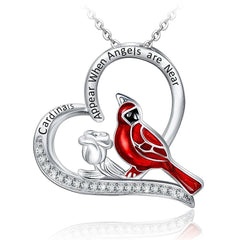 Cardinal Bird Necklace - Comfort & Remembrance Gift - UrSuperMart