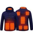 Heated Puffer Jacket for Men Stay Warm Outdoors - UrSuperMart