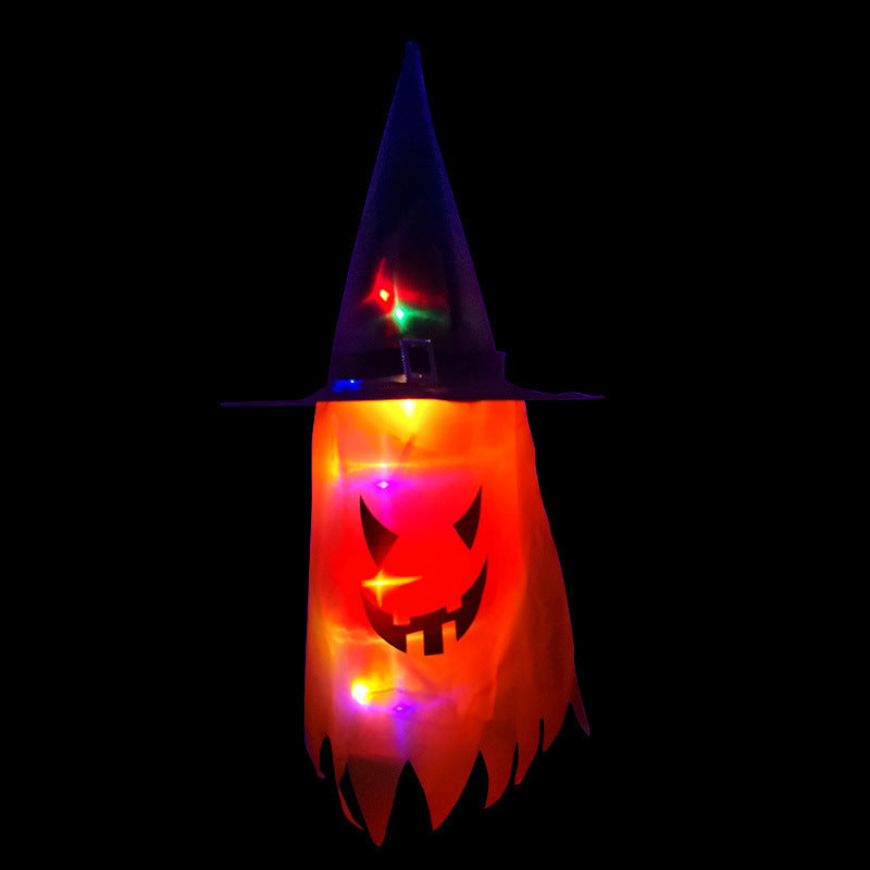 Outdoor ghost Halloween string lights easily decorate any space.