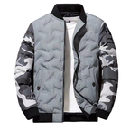Quilted Bomber Jacket Men's Warm & Unique Camo Style - UrSuperMart