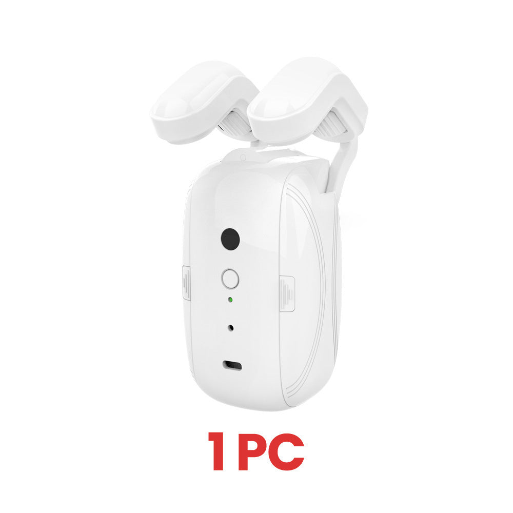 Smart Curtain Opener for Roman Rods, Voice & Remote Control
