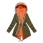 Lamb wool liner quilted jacket and hooded trench coat - UrSuperMart