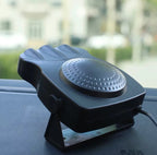 Car windshield defogger and heater for clear views and comfort.