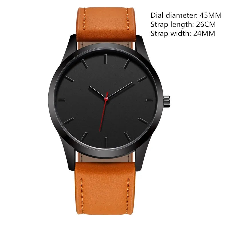 Large Dial Military Quartz Watch for Stylish Men - UrSuperMart