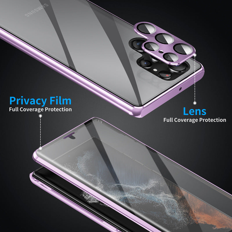 Sleek Magnetic Phone Case for Galaxy S24 Ultra - Peep-Proof