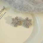 Snowflake Hair Clips Sparkle & Shine for Winter Fun