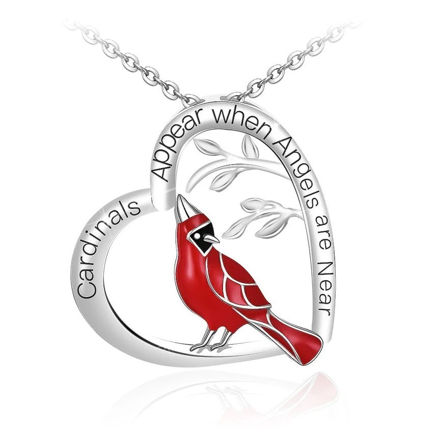Cardinal Bird Necklace - Comfort & Remembrance Gift