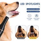 Pet teeth cleaner for easy at-home plaque and tartar removal.