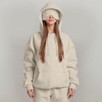 Hoodie with Eye Mask for Undisturbed Rest & Travel Naps