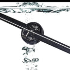  3D Hologram Projector shown mid-submersion with water bubbles highlighting durable design features.