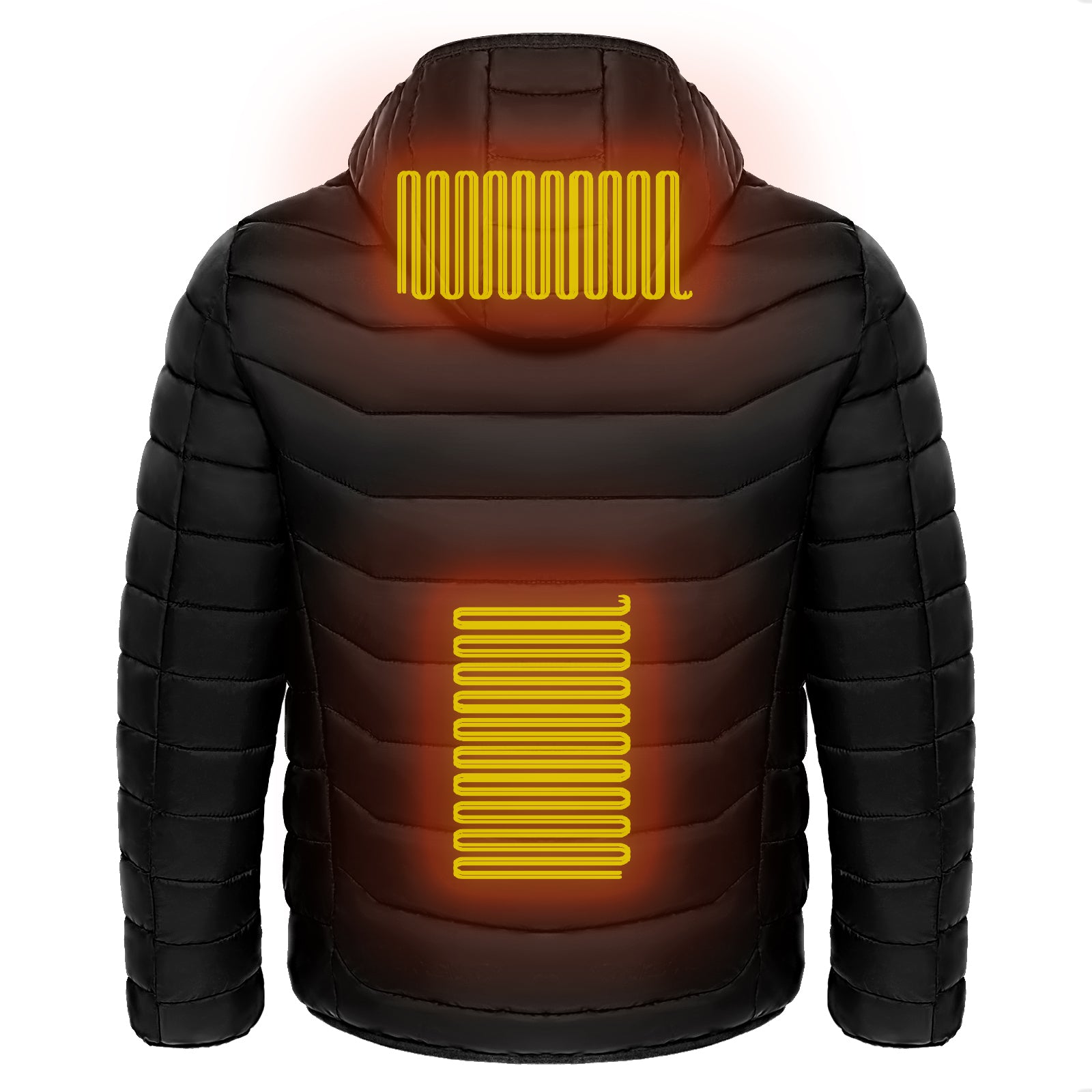 Heated Puffer Jacket for Men Stay Warm Outdoors - UrSuperMart
