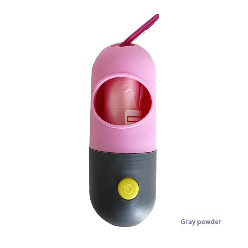 LED Pet Waste Bag Dispenser with Flashlight for Night Walks - UrSuperMart