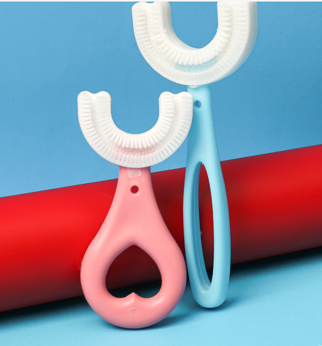 U Shaped Toothbrush for Kids Easy Gentle Teeth Cleaning