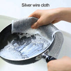 Metallic Cleaning Cloth for Kitchen Stains & Grease
