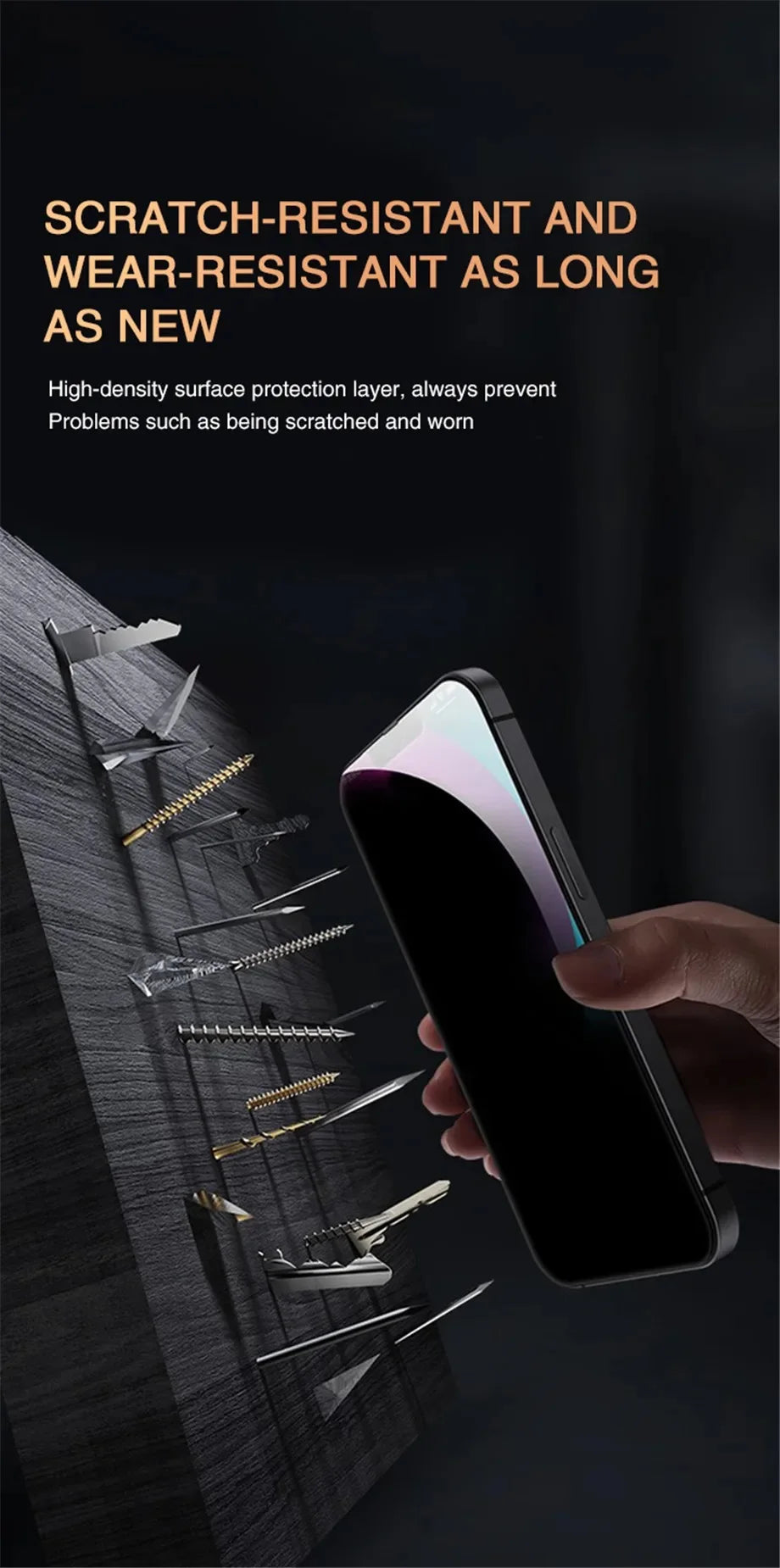 Privacy Screen Protector - Tempered Glass for Your Phone