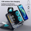  5-in-1 Wireless Charging Station with intelligent device recognition and 15W fast charging