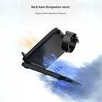 5-in-1 Wireless Charging Station with back cooling vents for safe phone charging without overheating
