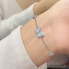 Glow in Dark Jewelry Butterfly Necklace and Bracelet Set - UrSuperMart