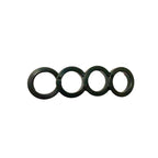 Interconnected Metal Rings: Fidget Toy for Focus