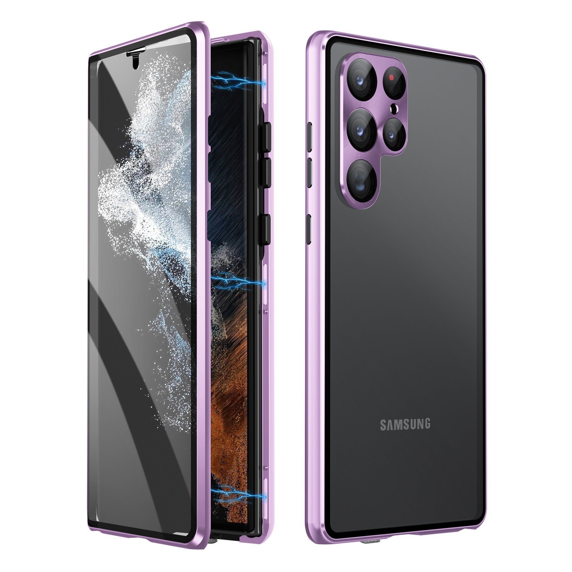 Phone Case for Galaxy S24 Ultra - Sleek Magnetic Privacy