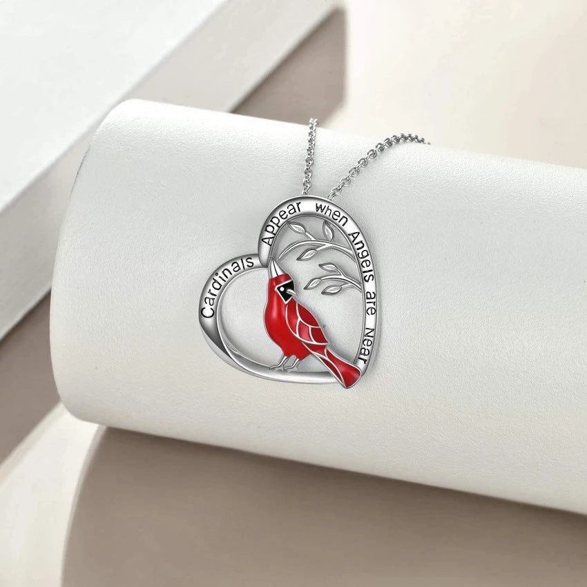 Cardinal Bird Necklace - Comfort & Remembrance Gift