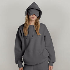 Hoodie with Eye Mask for Undisturbed Rest & Travel Naps