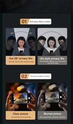 Privacy Screen Protector - Tempered Glass for Your Phone