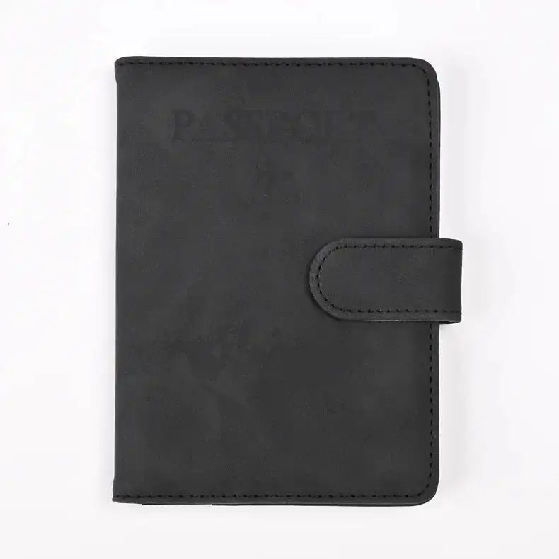 Stylish Faux Leather Passport Holder for Easy Travel - UrSuperMart