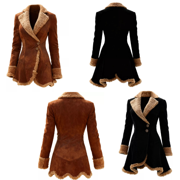 Suede Fleece Coat Warm & Stylish Women's Winter Jacket - UrSuperMart
