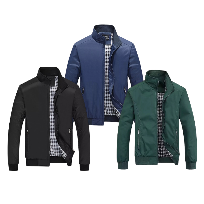 Men's Bomber Jacket Lightweight Versatile Weather Ready - UrSuperMart