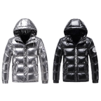 Shiny Puffer Jacket for Men: Stand Out & Stay Warm - UrSuperMart