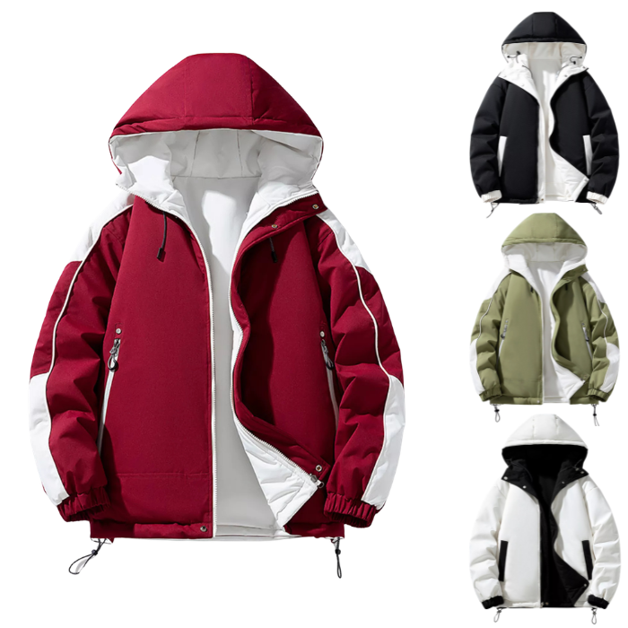 Hooded Jacket for Men - Stay Warm & Stylish All Day - UrSuperMart